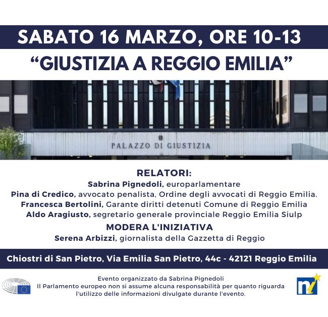 Giustizia a Reggio Emilia
